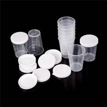 10 шт./лот 20mml/30 мл/50 мл прозрачные PP мерные стаканчики для жидкости пластиковые Градуированные лабораторные тесты прозрачный контейнер Ванна 2024 - купить недорого