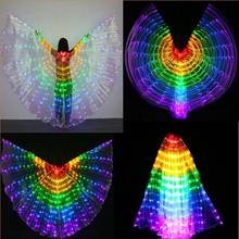 Egypt LED Isis Wings Belly Dancing Dance Costume Light up Wing for Kids Adult 2024 - buy cheap