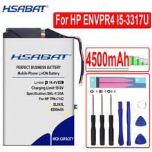 HSABAT 4500mAh EL04 EL04XL ELO4XL HSTNN-IB3R UB3R TPN-C102 Battery For HP ENVPR4 I5-3317U ENVY 4 4T-1000 Envy TouchSmart 4 2024 - buy cheap