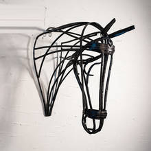 Креативная металлическая головная фигурка лошади украшение на стену 3D голова животного железная лошадь искусство скульптура домашний Настенный декор R2686 2024 - купить недорого