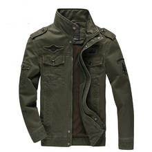 New 2020 Casual Army Military Jacket Men Plus Size M-6XL Jaqueta masculina Air force one Spring & Autumn Cargo Mens Jackets Coat 2024 - buy cheap