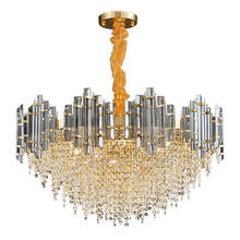 Modern light luxury crystal chandelier lustres living room LED decorative chandelier 2024 - buy cheap