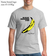 Camiseta de manga corta para hombre, camisa informal de algodón con cuello redondo, Rock Roll band, The Velvet Underground, smma 2024 - compra barato