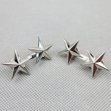 Par da segunda guerra mundial militar dos eua 2 estrelas principal rank duas estrelas insignia pin 2024 - compre barato