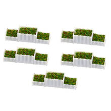 Pack of 5 OO 1/75 Flower Beds Plant Miniatures Model for Sandtable Accs 2024 - buy cheap