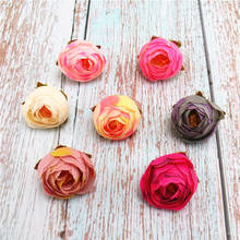 500 pçs flor artificial cabeça de seda chá rosa bud festa de casamento decoração para casa diy grinalda scrapbook artesanato flor falsa 2024 - compre barato