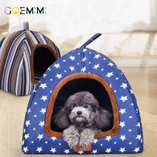 Dog Cave Bed Comfortable Soft Puppy Cats Nest Winter Warm Sleeping Pet Dog Bed Top Quality Cat Supplies 2024 - buy cheap