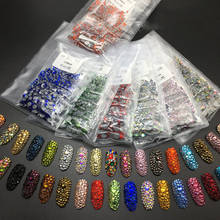 Strass de cristal ab hotfix 28 cores, strass para costura, arte em unhas, 40 cores 2024 - compre barato