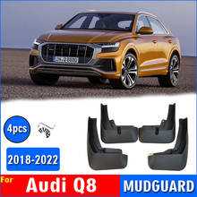 FOR Audi Q8 2018-2022 Mudguard Fender Mud Flap Guards Splash Mudflaps Car Accessories Auto Styline Front Rear 4pcs Mudguards 2024 - buy cheap