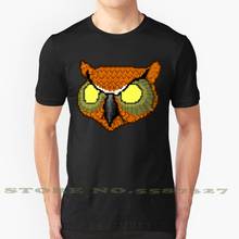 Camiseta con diseño de búho Rasmus de Miami, camiseta de moda, juegos Indie de Miami, Rasmus, Pixel, Neon 2024 - compra barato