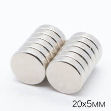 50pcs 20mmx5mm N35 Super Strong Magnet Rare Earth Disc Ndfeb Neo Permanet Neodymium Magnets magnet strong magnetic 20x5 mm 2024 - buy cheap