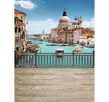 Italy Venice water city backgrounds photo portrait vinyl wedding photography backdrops in photo studio props photophone S-2176 2024 - buy cheap