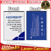 HSABAT 4800mAh Battery for Oukitel U7 PLUS Bateria Batterie batterij AKKU AKU 2024 - buy cheap
