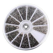600Pcs Screws Nuts Repair Kits 12 Kinds Stainless Steel Tiny Hex Assortment Kit For Glasses Sunglass Watch Electronics Nuts 2024 - buy cheap