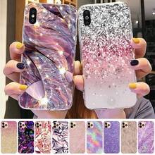 Crystal Diamond Aesthetic Art pastel Phone Case for iphone 13 8 7 6 6S Plus X 5S SE 2020 XR 11 12 pro XS MAX 2024 - buy cheap