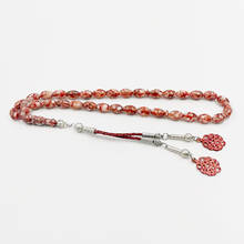 Red seashell Tasbih 2021 muslim fashion product Kazaz Tassel Eid gift 33 prayer beads islamic bracelet misbaha turkish jewelry 2024 - buy cheap