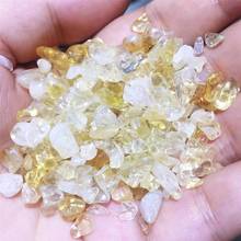 100G Natural yellow crystal turn over stone crystal healing specimen gem mineral home desktop aquarium decoration 2024 - buy cheap