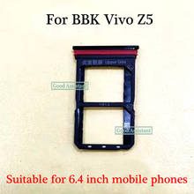 Suitable for 6.4 inch mobile phone For BBK Vivo Z5 V1921A V1921T V1921 Sim Tray Micro SD Card Holder Slot Parts Sim Card Adapter 2024 - buy cheap