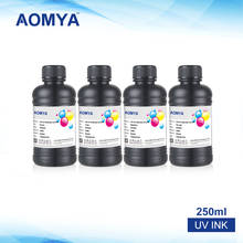 250ml 4Bottles/Set LED Flexible UV Ink For Epson R280 R290 R330 L800 1390 1400 UV Printer DX5 DX7 UV Led Ink (BK C M Y) 2024 - buy cheap