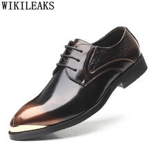 Klasik-Zapatos italianos De vestir para Hombre, calzado elegante, Oxford, a la moda 2024 - compra barato