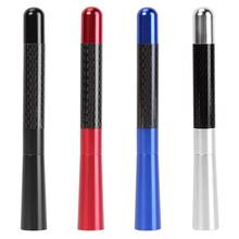 12cm Universal Car Styling Roof Antenna Carbon Fiber Screw Metal Stubby Mast Antenna Auto Car Styling Accessories 2024 - buy cheap