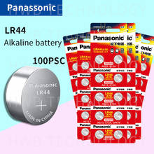 Аккумуляторные батареи для калькулятора, 0% X PANASONIC LR44 A76 AG13 357 Hg SR1154 1,5 LR 44 0% V 2024 - купить недорого