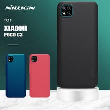 Чехол Nillkin для Xiaomi POCO C3, суперматовый чехол, Тонкая матовая Защитная жесткая задняя крышка из поликарбоната для Xiaomi Mi Poco C3, чехол для телефона 2024 - купить недорого