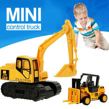 Baby Classic Simulation Engineering Car Toy Excavator Model Tractor Toy Dump Truck Model Toy Vehicles Mini Gift for Boy 2024 - buy cheap