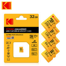 KODAK Micro SD 128GB 256GB Flash Memory Card 32GB 64GB U1 TF Card 4K Class 10 tarjeta MicroSD Card U3 UHS-I Card reader adapter 2024 - compre barato