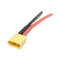 Conector hembra XT60, cable de silicona de 10CM, 12AWG, batería de litio, cable modificado RC 2024 - compra barato