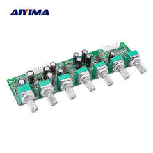 AIYIMA 5.1 Home Theater Preamplifier Tone Board 6 Channel Independent Tone Control Bass Frequency Adjustment Auto Mute DC15-35V 2024 - buy cheap