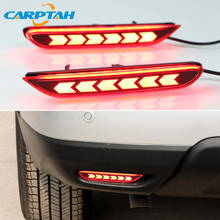 2PCS For Nissan Qashqai 2016 2017 2018 LED Rear Fog Lamp Car LED Bumper Light Brake Light Reflector 2-in-1 Functions 2024 - buy cheap