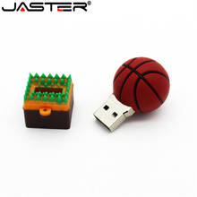 Флэш-накопитель JASTER USB 2,0, мини-шар, usb флэш-накопитель, 4 ГБ, 16 ГБ, 32 ГБ, 64 ГБ, подарок для мальчика, флэш-накопитель с реальной емкостью 2024 - купить недорого