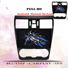Автомагнитола 2 Din на Android 10,0, мультимедийный видеоплеер с GPS-навигацией для Forester Subaru WRX XV Crosstre 4 SJ 2012-2020, 2 Din, DVD 2024 - купить недорого