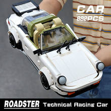 Bloques de construcción TECHNIC Racing Speed Car para niños, juguete de ladrillos para armar coche Moc, ideal para regalo, código 10295 2024 - compra barato