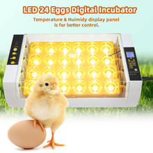 24 ovo totalmente automático incubadora chick brooder incubadora máquina de equipamentos de aves domésticas luz led automático transformar pato ovo hatcher 2024 - compre barato