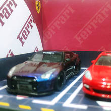 1/64 Scale Car Scene Parking Lot Photo Board Display Stand Toy Gift Collection Hot 2024 - buy cheap