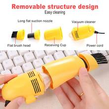 Mini USB Soft Computer Laptop Vacuum Cleaner Keyboard Gaps Cleaner Dust Removal Brush Cleaning Tool Small Suction Brush 2024 - buy cheap