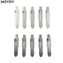 KEYDIY 10 шт./лот, металлический пустой откидной ключ JMD/VVDI/KD с дистанционным лезвием, тип #07, для Mitsubishi 2024 - купить недорого