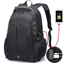 Mochila para ordenador portátil de 15,6 pulgadas para hombre y mujer, bolsa de viaje impermeable con carga USB de 40L, mochila escolar, bolsa de equipaje deportivo 2024 - compra barato