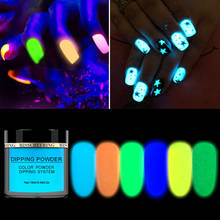 1 Box Neon Phosphor Powder Nail Glitter Powder 10 Colors Dust Luminous Pigment Fluorescent Powder Nail Glitters Glow in the Dark 2024 - buy cheap