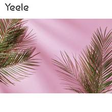 Yeele Photography Backdrops Summer Tropical Green Leaves Party Wedding Portrait Pink Photographic Backgrounds For Photo Studio 2024 - buy cheap