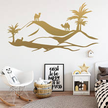 Adesivo de vinil para decoração de quarto, decalque engraçado de árvore de camel com mural removível para decoração de quarto e berçário 2024 - compre barato