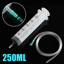 1Pc 250ml Large Capacity Syringe New Large Disposable Capacity Syringe For Refilling Measuring & 1m Tube 2024 - buy cheap