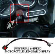 Universal 6 velocidade moto display digital led display engrenagem neutra motocicleta fora de estrada luz indicadora 2024 - compre barato