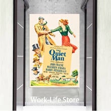 Posters and Prints The Quiet Man Movie Poster Wall Art Picture Canvas Painting for Room Home Decor 2024 - buy cheap