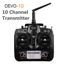 Walkera DEVO10 2.4GHz 10CH Transmitter& RX1002 10CH Receiver Fastest remote control Radio & Receiver for RC Helicopters Airplane 2024 - buy cheap