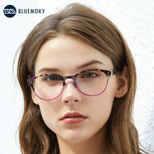 Bluemoky óculos de leitura oval vintage, óculos de leitura para mulheres de marca designer para hipermetropia presbiopia com dioptria óculos ópticos 2024 - compre barato