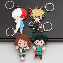 COSANER  My Hero Academia Anime Key Chain PVC Figure  Keyring Keychain Keyholder Birthday Gifts Unisex NEW 2024 - buy cheap