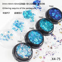 Canned 3 4 6 mm Star UV Epoxy Resin Mold Filling Sequins Makeups DIY Making  Jewelry Supplies for jewelry Components Nail art 2024 - buy cheap
